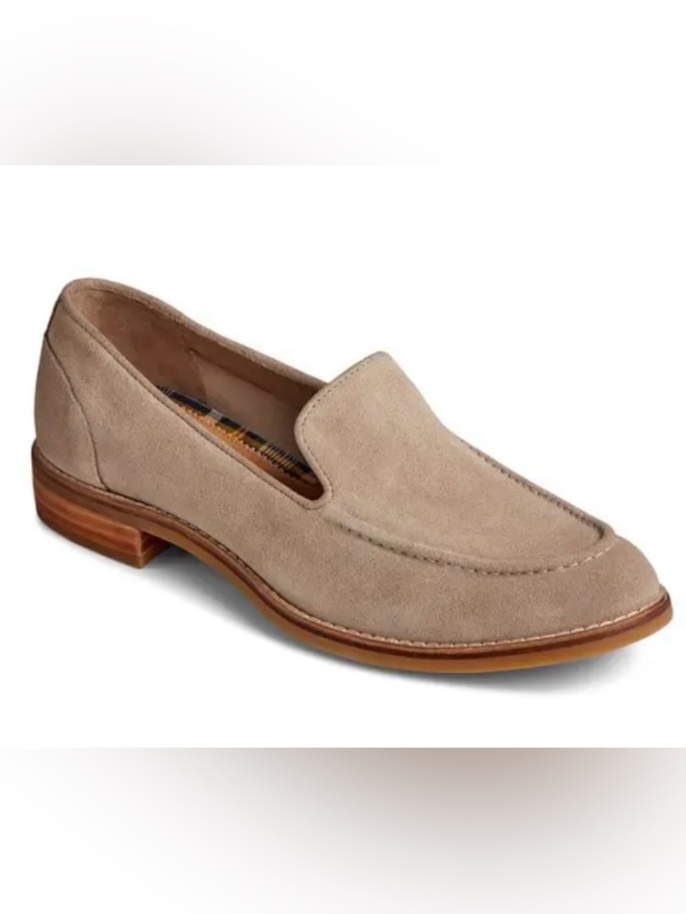 Sperry Women's Taupe Suede Fairpoint Loafer 8.5
